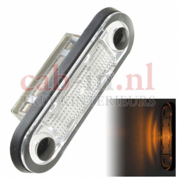 Hella LED inbouw zijmarkering (oranje)